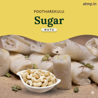 sugar dryfruit putharekulu